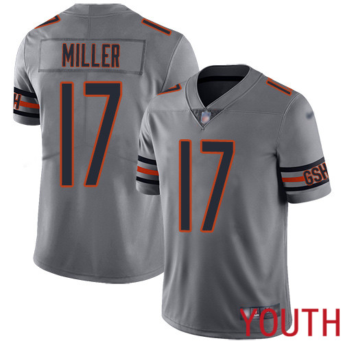 Chicago Bears Limited Silver Youth Anthony Miller Jersey NFL Football 17 Inverted Legend